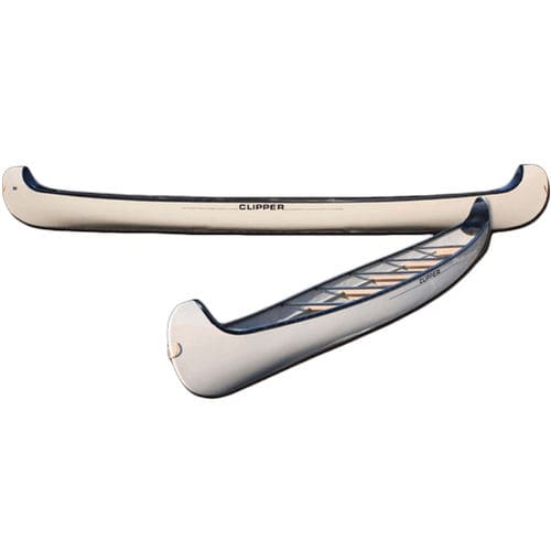 Canoa multiusos - Langley - Clipper Canoes - 14 plazas / blanca / amarilla