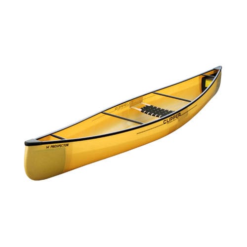 Canoa de aguas bravas - 14′ Prospector - Clipper Canoes - 1 plaza / roja / verde