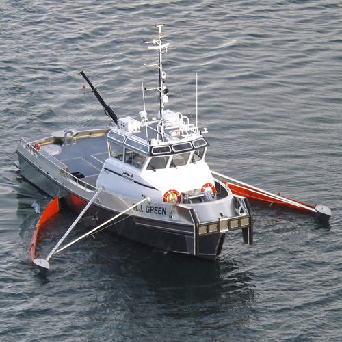 Barco profesional embarcación de recuperación de hidrocarburos - 47’ Skimmer - Rozema Boats Works - intraborda / de aluminio