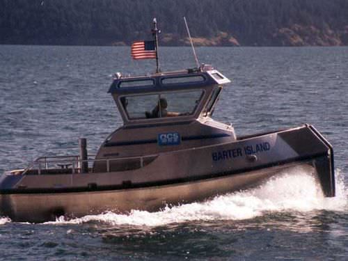 Barco profesional remolcador - 25’ - Rozema Boats Works - intraborda / de aluminio