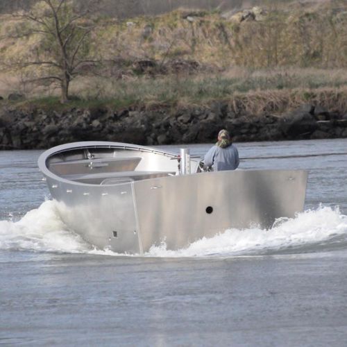 Barco profesional barco de pesca profesional - 20’ Seine Skiff - Rozema Boats Works - intraborda / de aluminio