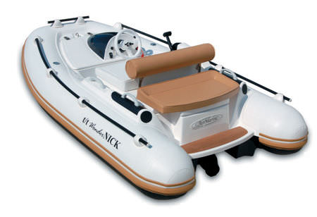 Embarcación neumática hidrojet - 275 P.40 - Aermarine - semirrígida / con consola lateral