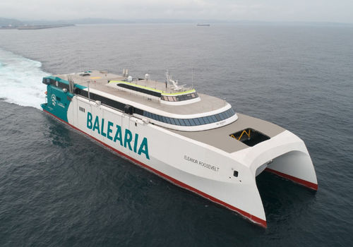 Ferri de pasajeros Ro-Pax - Eleanor Roosevelt - Incat Crowther - catamarán / Bureau Veritas / de aluminio