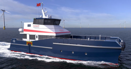 Buque especial de transporte de tripulación - IC21118 - Incat Crowther - para parques éolicos / catamarán