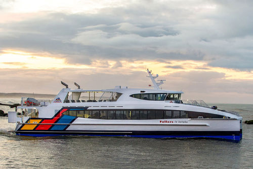 Ferri de pasajeros catamarán - Korora - Incat Crowther - de aluminio / costero