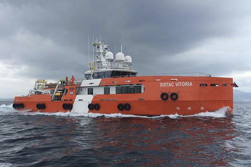 Buque de servicio offshore de apoyo al buceo - Sistac Vitoria - Incat Crowther - de aluminio