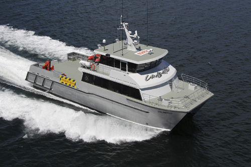 Buque multiusos catamarán - Outer Limit - Incat Crowther - de aluminio