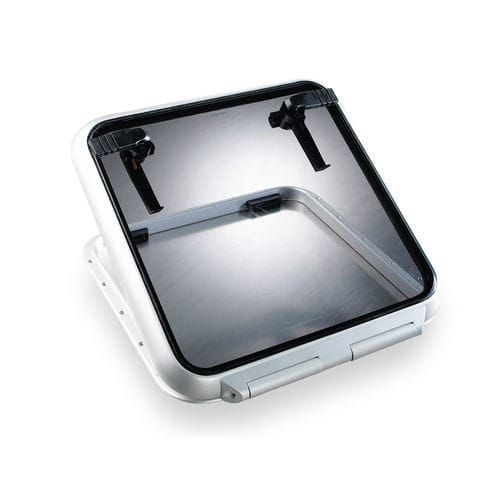Escotilla para barco - R64 - BSI A/S - rectangular / abrible / con dos manillas interiores