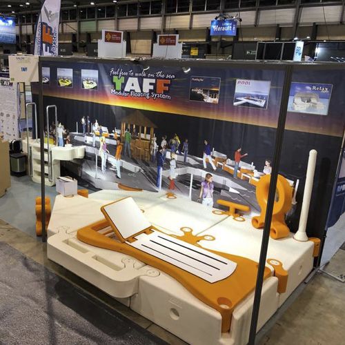 Tumbona flotante - Relax - TAFF - Modular Floating System - para yate / ajustable / de plástico
