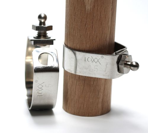 Cierre para barco - LOXX&reg; - open pipe clamps - Schaeffertec GmbH - para funda de barco / de acero inoxidable
