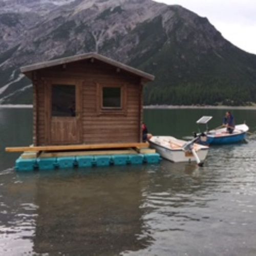 Plataforma flotante - OTTO - para casa flotante