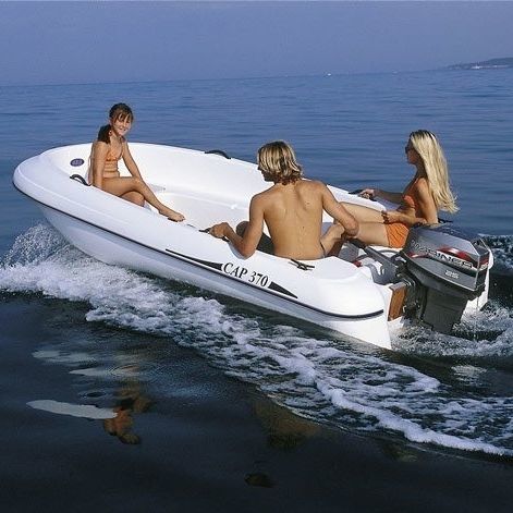 Barco open fueraborda - CAP 370 - RIGIFLEX SAS - de recreo / de pesca