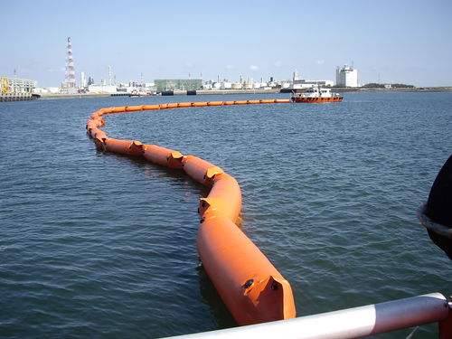 Barrera de contención - PVC - EMPTEEZY - hinchable / para aguas tranquilas