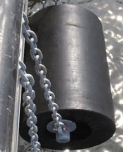 Defensa para puerto - Qingdao Evergreen Maritime CO.,LTD - de muelle / cilíndrica / Dropstitch