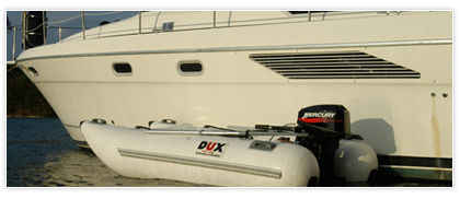 Embarcación neumática catamarán - D-300X - True North Dux - fueraborda / semirrígida / 4 personas máx.