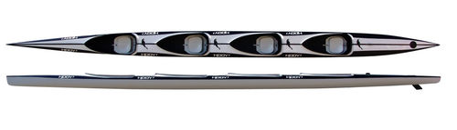 Kayak de regata en línea - MK4 DOLPHIN - Hody Sport - para niños / para 4 personas