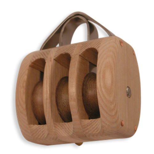 Polea triple - EYT series - Esprit Yachting - con cabecera fija / con cojinetes lisos / Ø máx. cabo: 12 mm