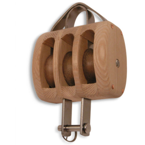 Polea triple - EYTR series - Esprit Yachting - con arraigo / con cabecera fija / con cojinetes lisos