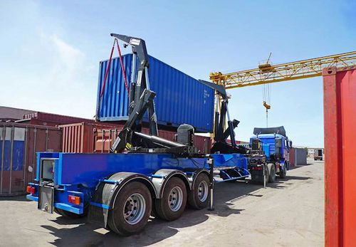 Remolque portacontenedores - 195 S  - Hammar - para terminal portuaria / de autocarga / de carga lateral