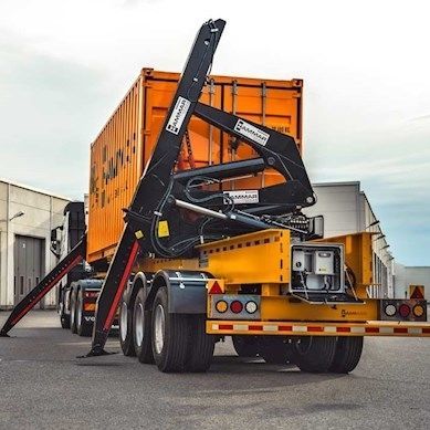 Remolque de manipulación - 151 series - Hammar - portacontenedores / para terminal portuaria / de autocarga