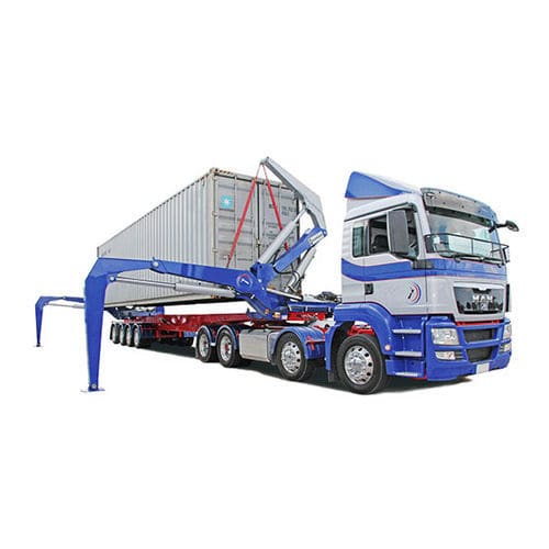 Remolque de manipulación - 155 series - Hammar - portacontenedores / para terminal portuaria / de autocarga