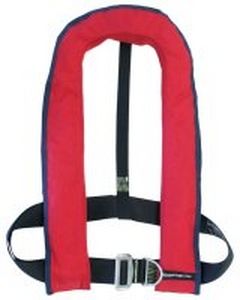 Chaleco salvavidas inflable automático - SOS-6091 - SOS Marine   - unisex / con arnés de seguridad
