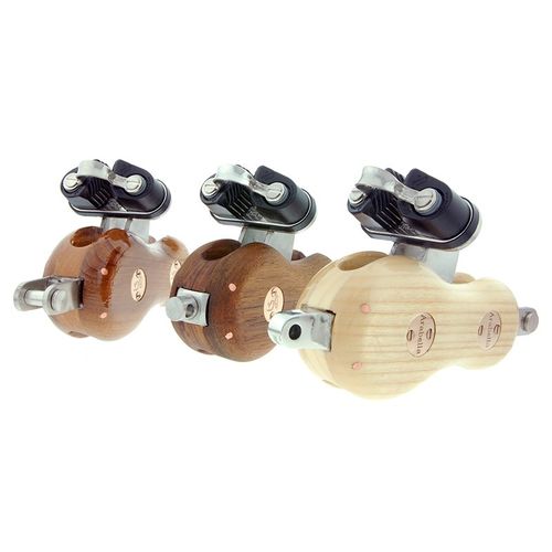 Polea simple - Fiddle block with Camcleat - Ording Blockmakers - de mariposa / con puente/muelle / para velero tradicional