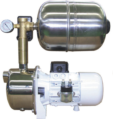 Grupo de agua bomba - J-INOX / 8X - CEM  S.r.l. - acumulador / para barco / de agua dulce