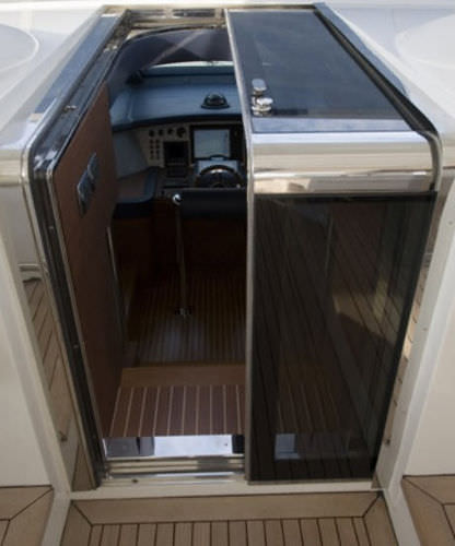 Puerta de descenso - Tecnoinox   - para barco / corredera / de acero inoxidable