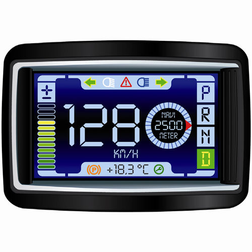 Visualizador para barco - OPUS A3 ECO FULL - MOTRONICA  - multiusos / LCD / digital