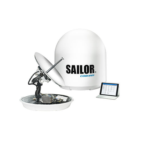 Antena VSAT - SAILOR 600 - Cobham - Satcom / Ka-band / para barco