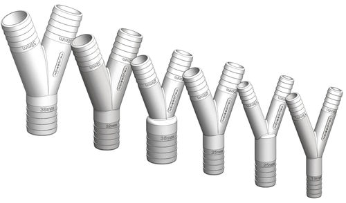 Racor de tubería - Y - Tru Design Plastics Ltd. 