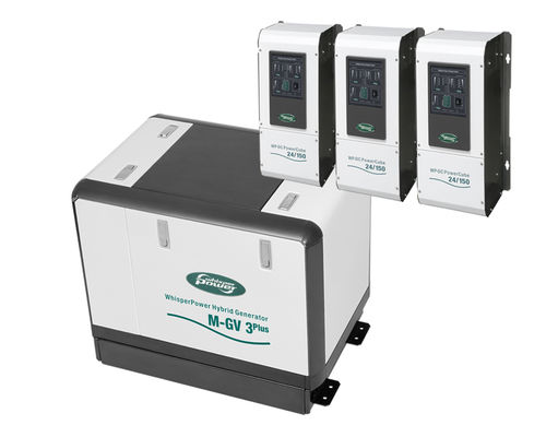 Grupo electrógeno diésel - M-GV 3 Plus - WhisperPower - para barco / con alternador