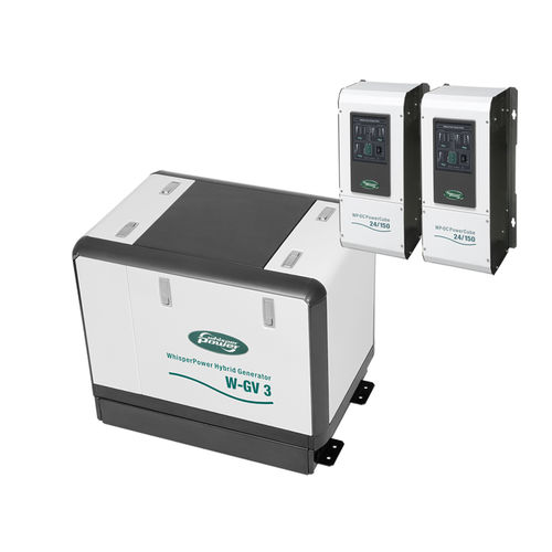 Grupo electrógeno diésel - W-GV 3 MOBILE - WhisperPower - para barco / con alternador