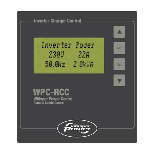 Panel de mando para barco - WPC-RCC - WhisperPower - para regulador de carga solar