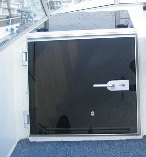 Puerta de descenso - Rhigo   - para barco / con bisagra lateral