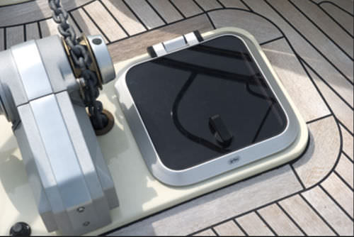 Escotilla cuadrada - FLUSHLINE - Gebo Marine Glazing B.V. - para barco / abrible
