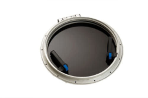 Escotilla redonda - Gebo Marine Glazing B.V. - para barco / abrible / con rejilla de ventilación