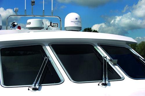 Ventana fija - SLIM LINE - Gebo Marine Glazing B.V. - para yate / rectangular
