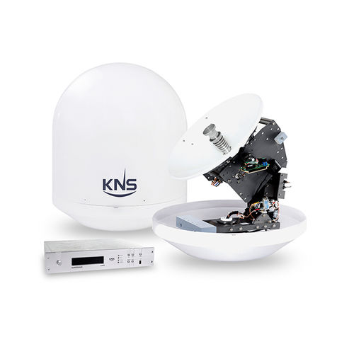 Antena satélite - SUPERTRACK S4  - KNS   - GPS / Ku-band / para buque