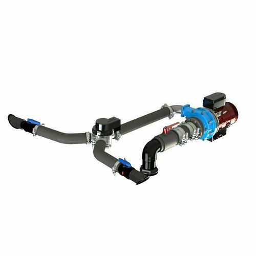 Propulsor de proa - WS-JTSH-90-24/48V - Jet Thruster - de popa / empotrado / para barco