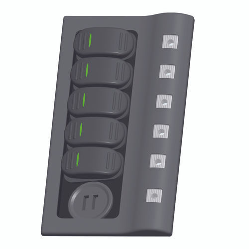 Panel eléctrico para barco - 10325-U2C - AAA WORLD-WIDE ENTERPRISES LTD. - estanco / con puerto USB