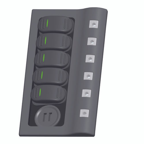Panel eléctrico para barco - 10325-UAC - AAA WORLD-WIDE ENTERPRISES LTD. - estanco / con puerto USB