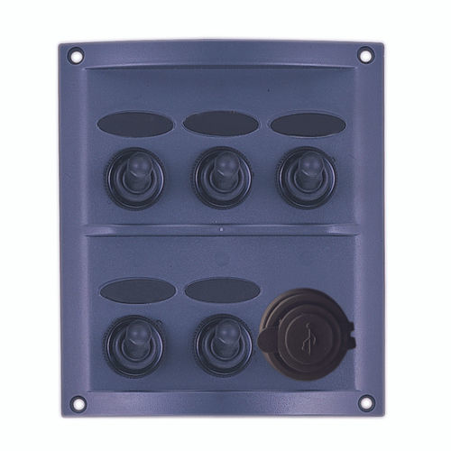 Panel eléctrico para barco - 10160-BKUAC - AAA WORLD-WIDE ENTERPRISES LTD. - estanco / con puerto USB