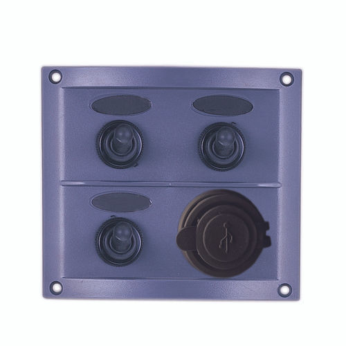 Panel eléctrico para barco - 10140-UAC - AAA WORLD-WIDE ENTERPRISES LTD. - estanco / con puerto USB