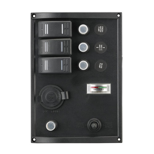 Panel eléctrico para barco - 10033-BK - AAA WORLD-WIDE ENTERPRISES LTD. - de corriente / estanco