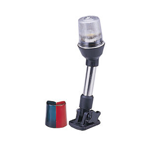 Luz de navegación para barco - 0011 series - AAA WORLD-WIDE ENTERPRISES LTD. - de incandescencia / tricolor / de acero inoxidable