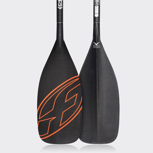 Pala para tabla de stand-up paddle - BATTLE 100% CARBON  - F-one SUP - de regata / asimétrica / simple