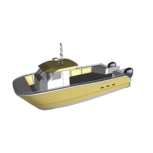 Barco profesional barco taxi - RIDER CS31 - CASEYEUR - RIDER MARINE - barco de pesca profesional / fueraborda
