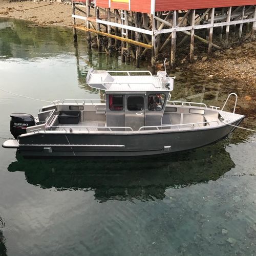 Barco profesional barco de pesca profesional - C 690 - MS Boat - fueraborda / de aluminio